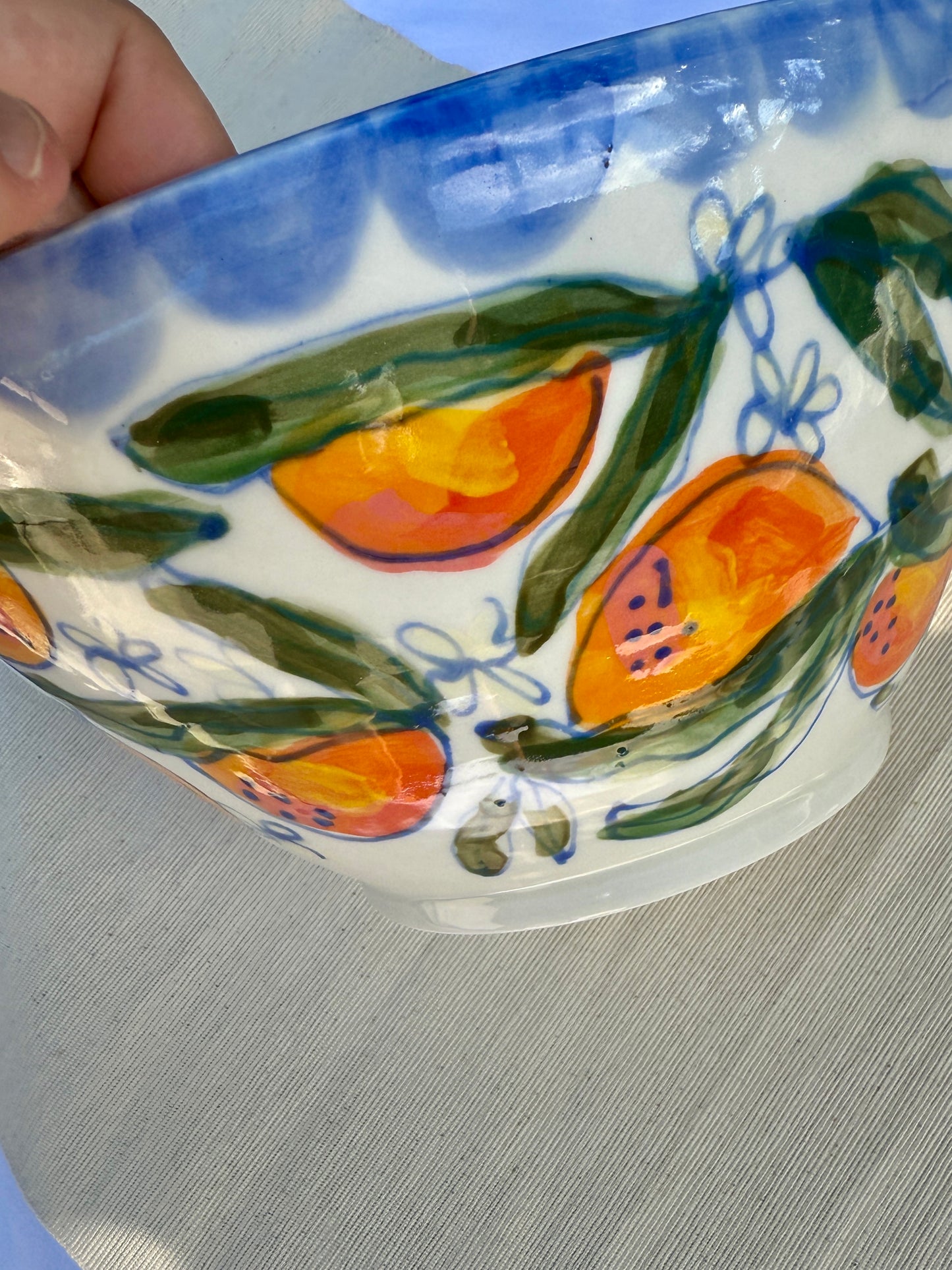 Dramatic Serving Bowl
