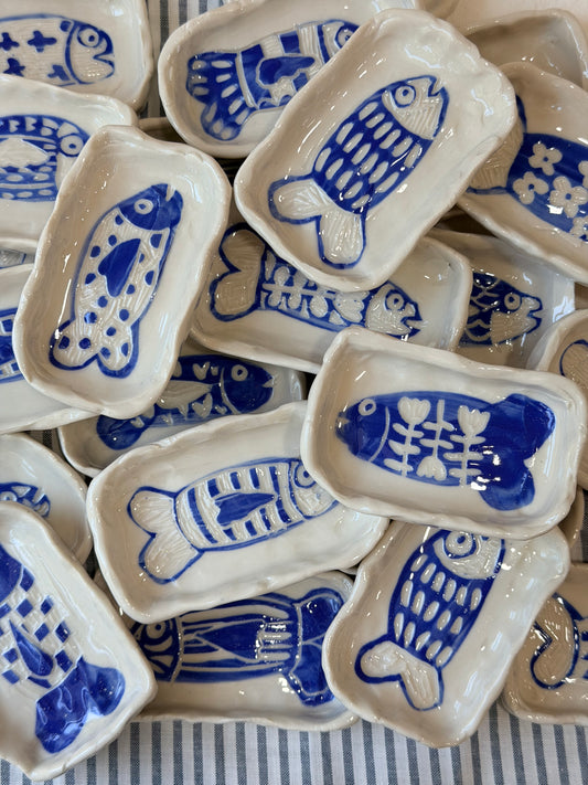 Fresh Catch Trinket Tray and Minis