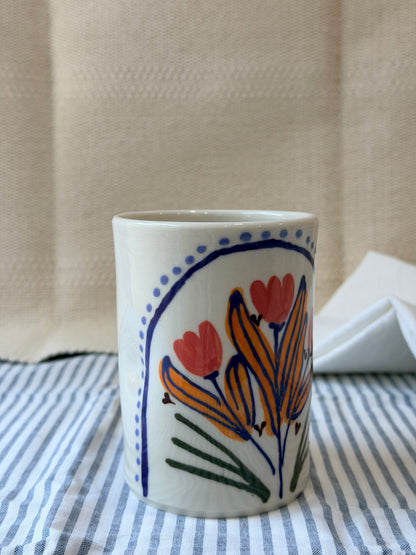 Summer Garden Pinchy Tumbler