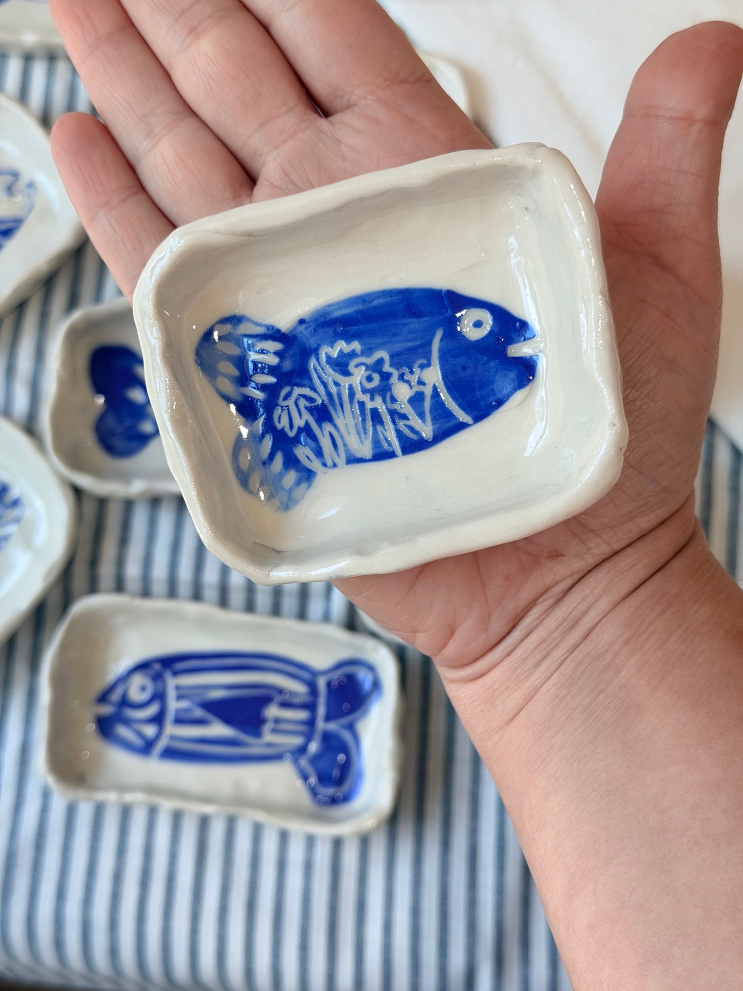 Fresh Catch Trinket Tray and Minis
