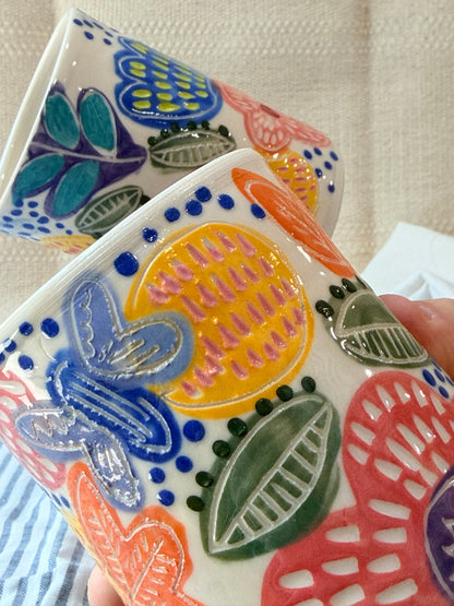 Summer Garden Pinchy Tumbler