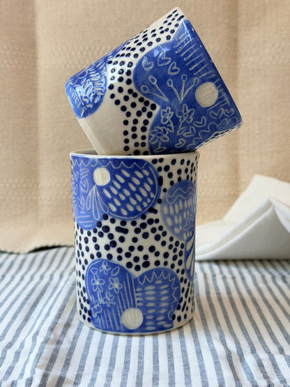 Summer Garden Pinchy Tumbler