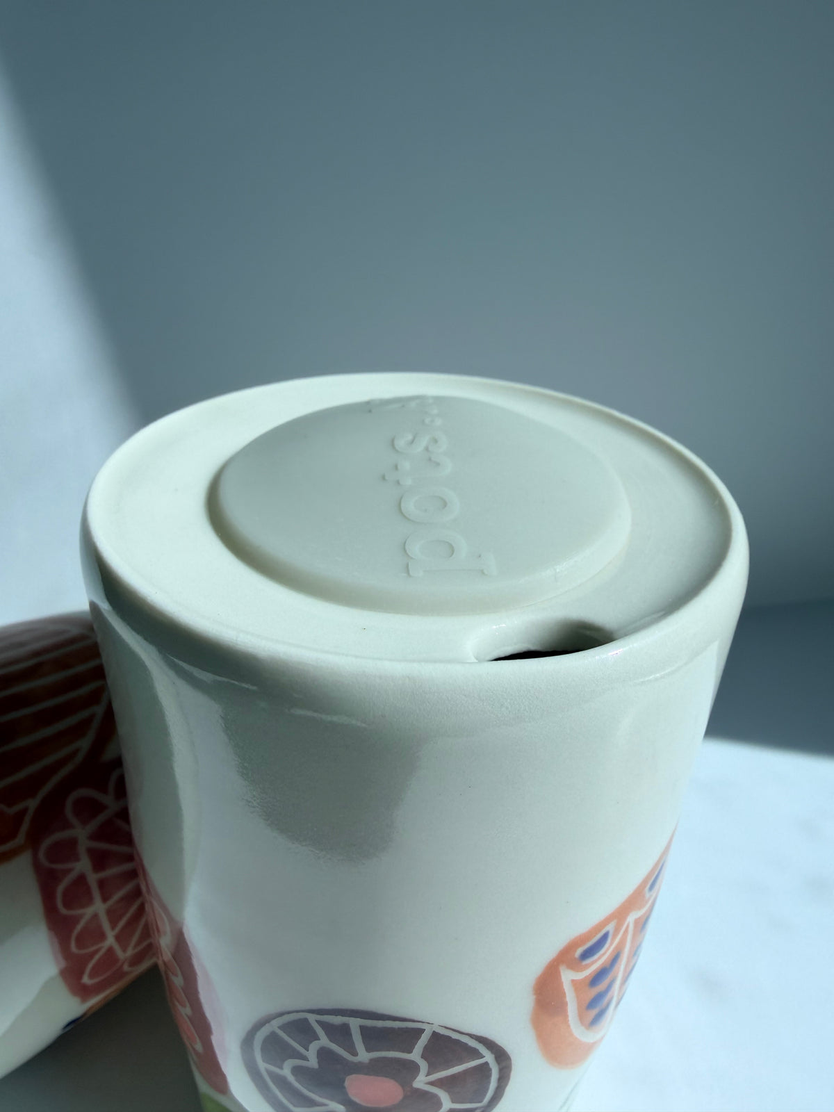 Fall Floral Dan Travel Tumbler