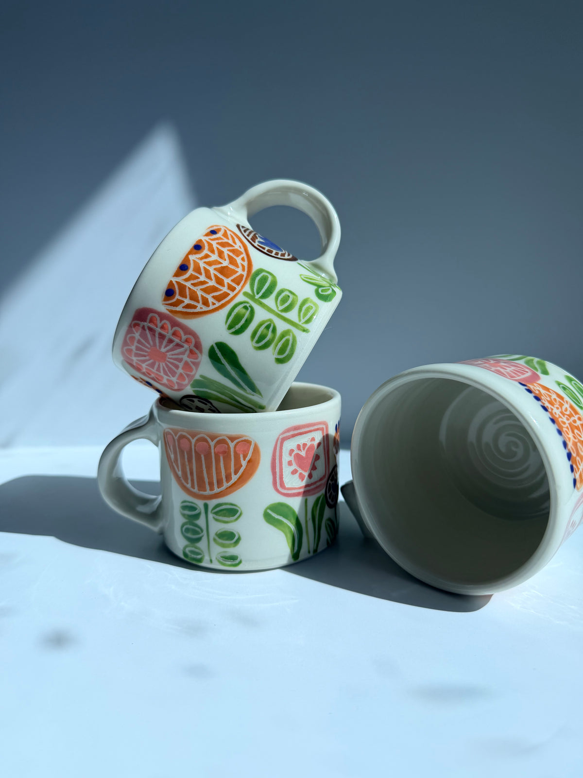 Fall Floral Mugs