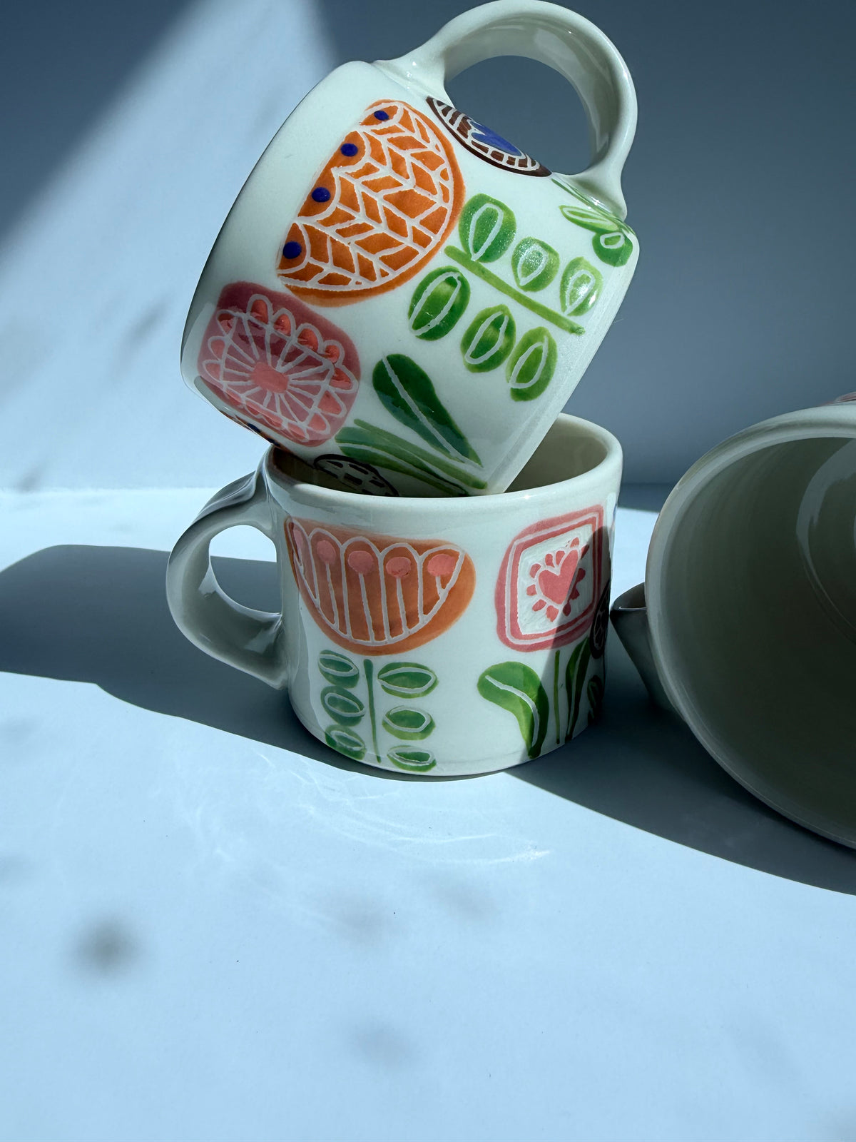 Fall Floral Mugs