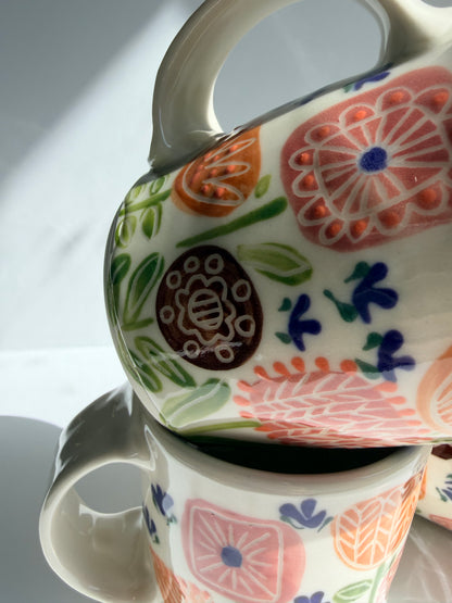 Fall Floral Mugs