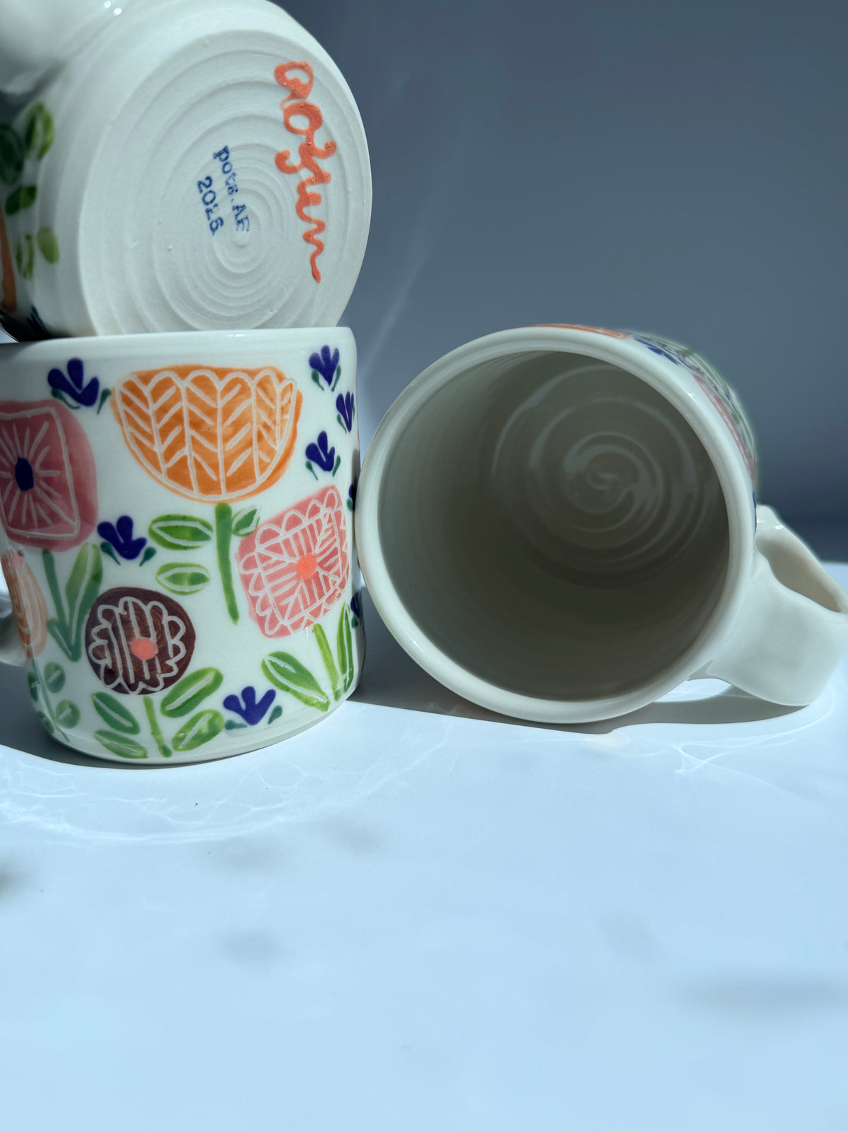 Fall Floral Mugs