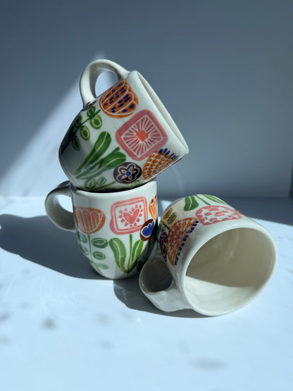 Fall Floral Mugs