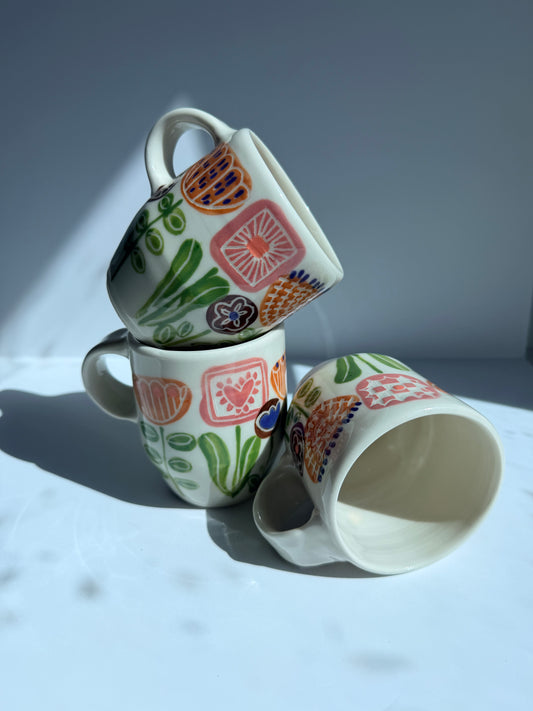 Fall Floral Mugs