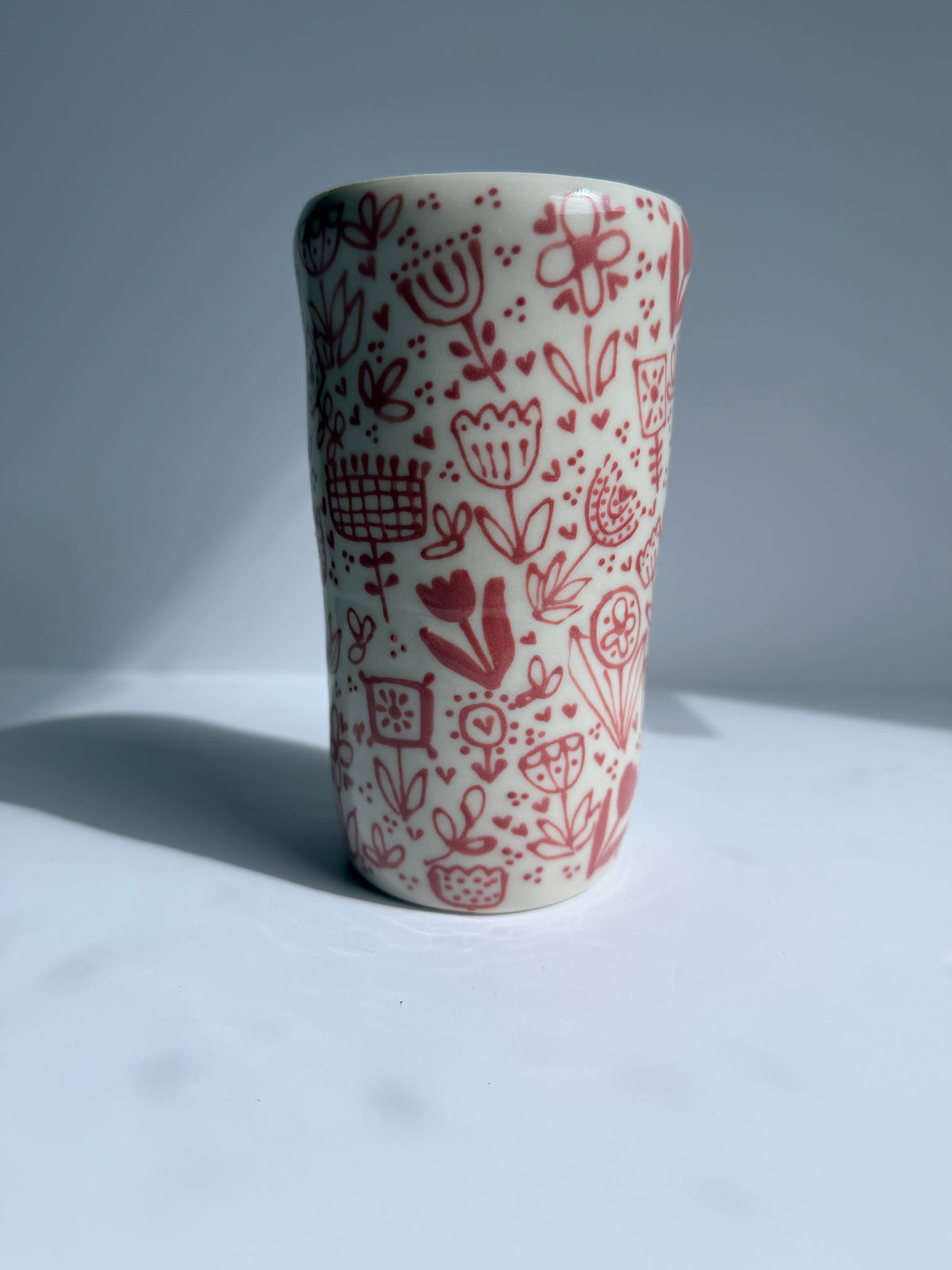 Fall Floral Dan Travel Tumbler