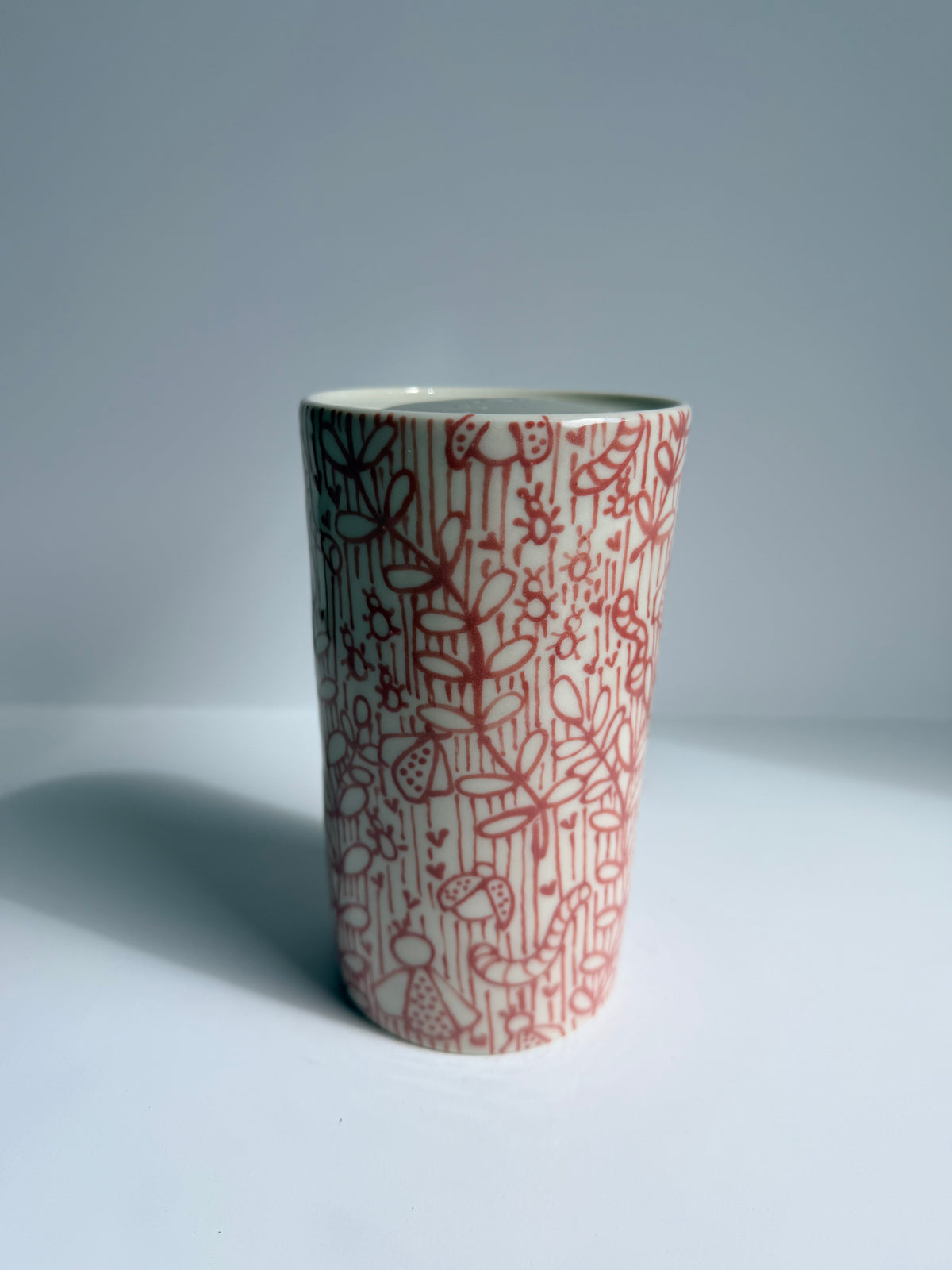 Fall Floral Dan Travel Tumbler