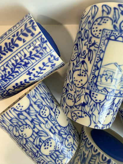 Cobalt Line Drawings Dan Travel Tumbler