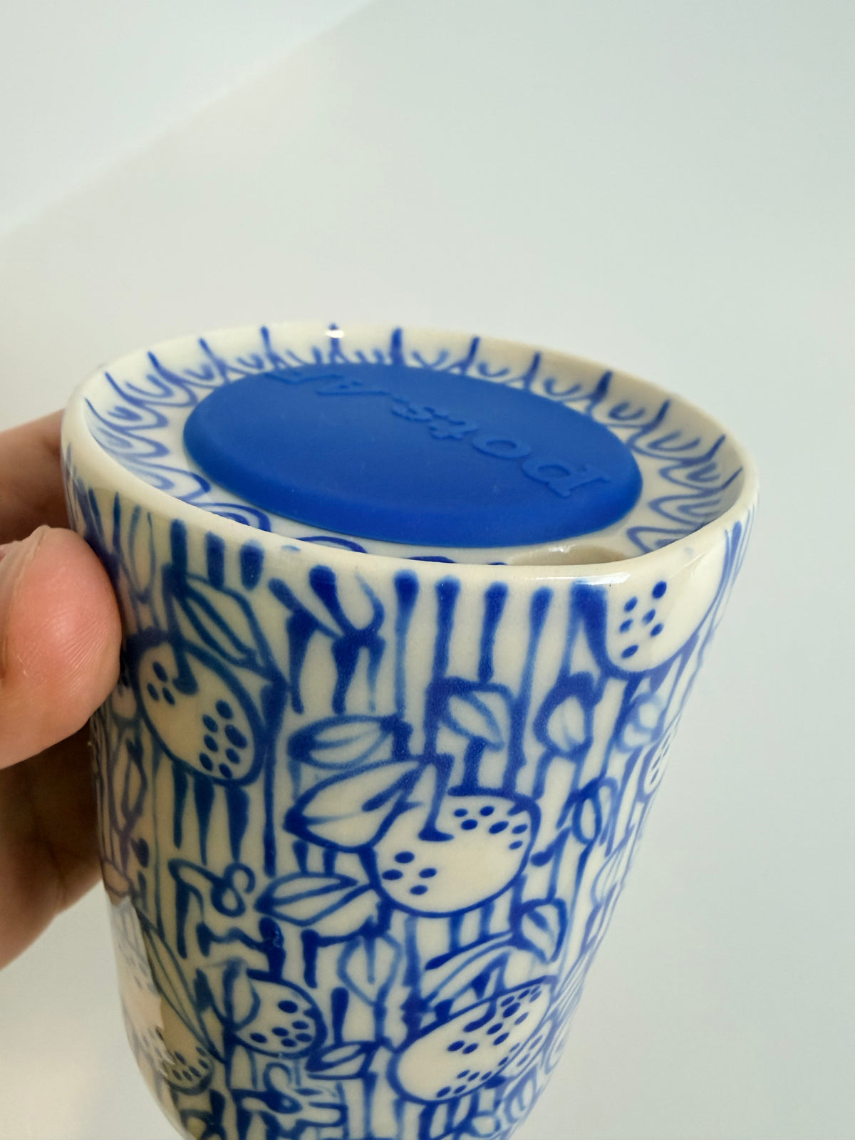 Cobalt Line Drawings Dan Travel Tumbler