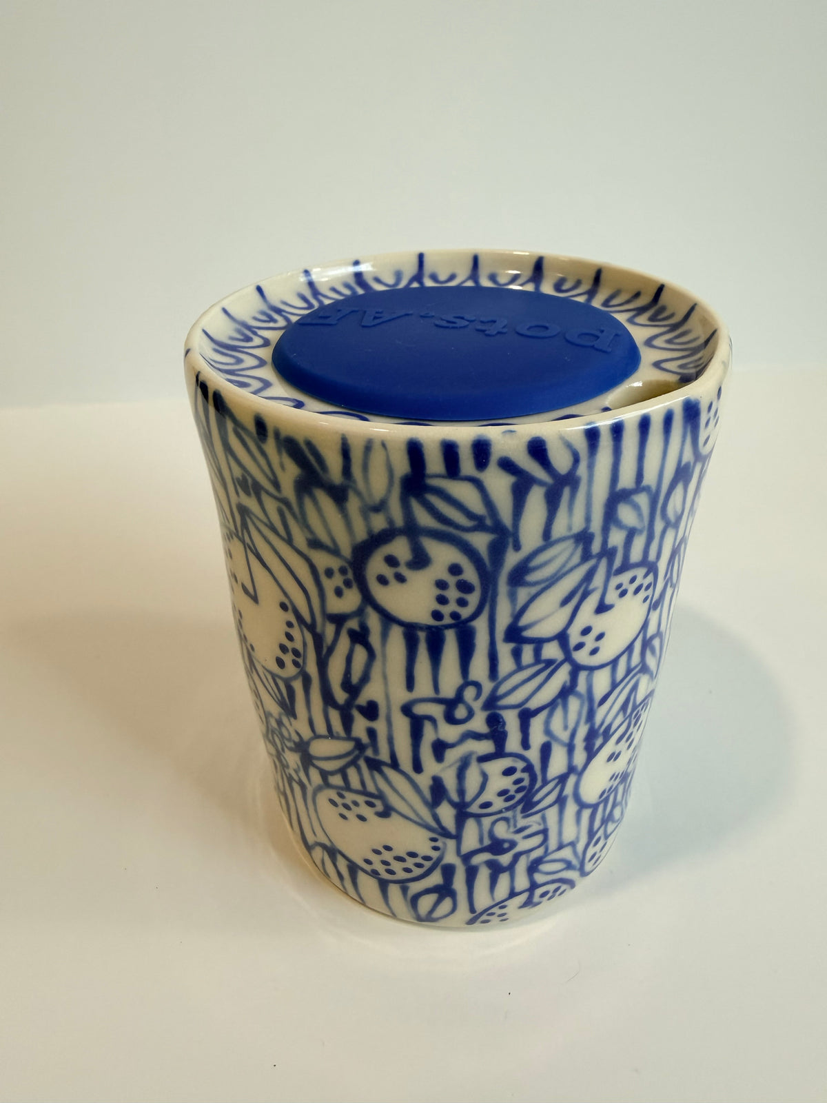 Cobalt Line Drawings Dan Travel Tumbler