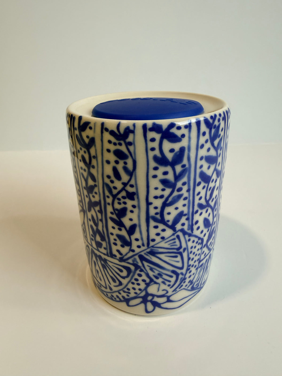 Cobalt Line Drawings Dan Travel Tumbler