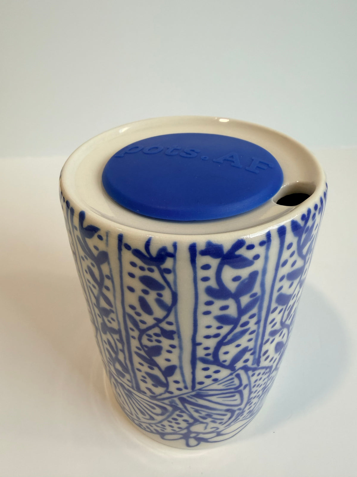 Cobalt Line Drawings Dan Travel Tumbler