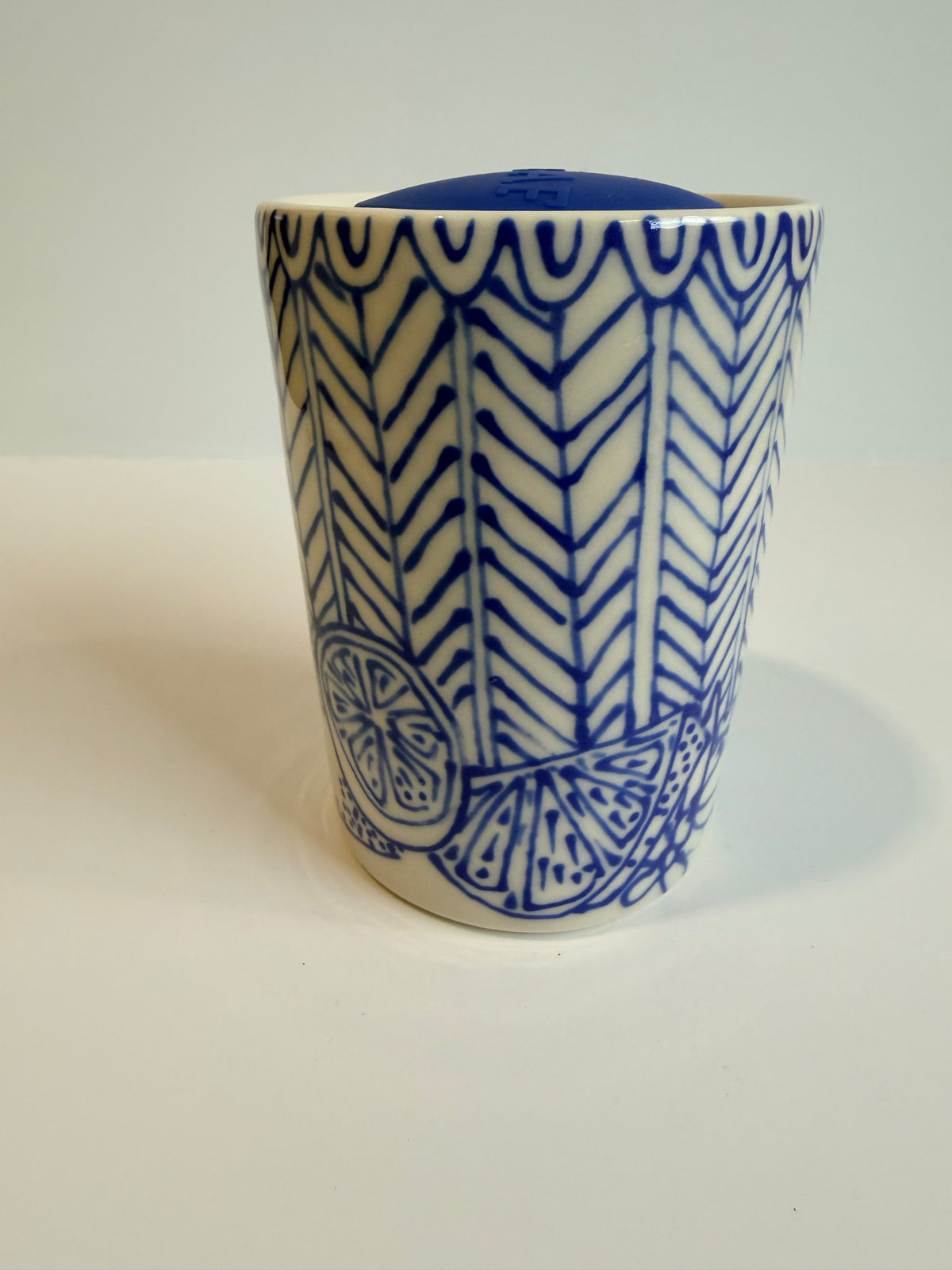 Cobalt Line Drawings Dan Travel Tumbler