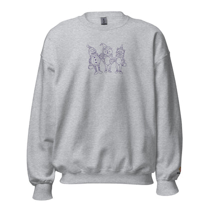 Unisex Critter Sweatshirt- Embroidered!